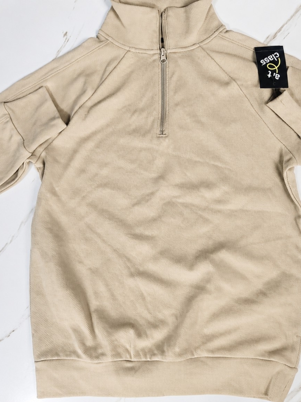 art class Boys Tan Half-Zip Pullover Jacket